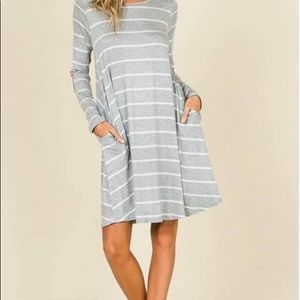 Stripped swing dress!